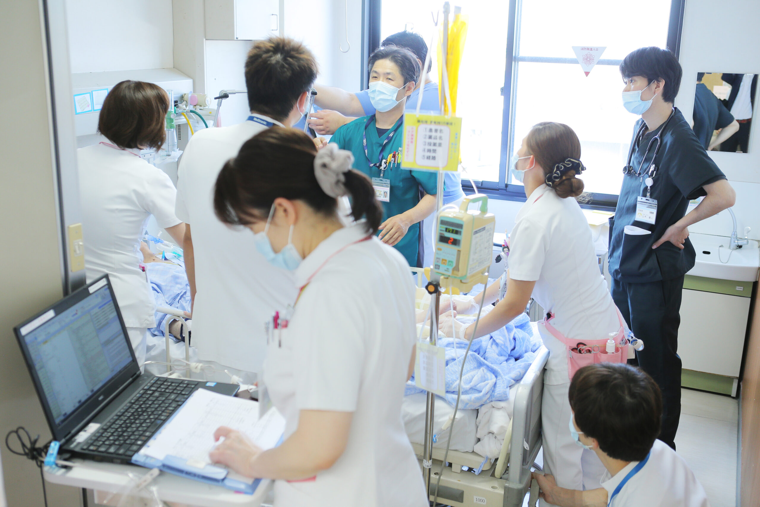 福岡県大牟田市にある大牟田天領病院　呼吸ケアチーム（RCT）ラウンド