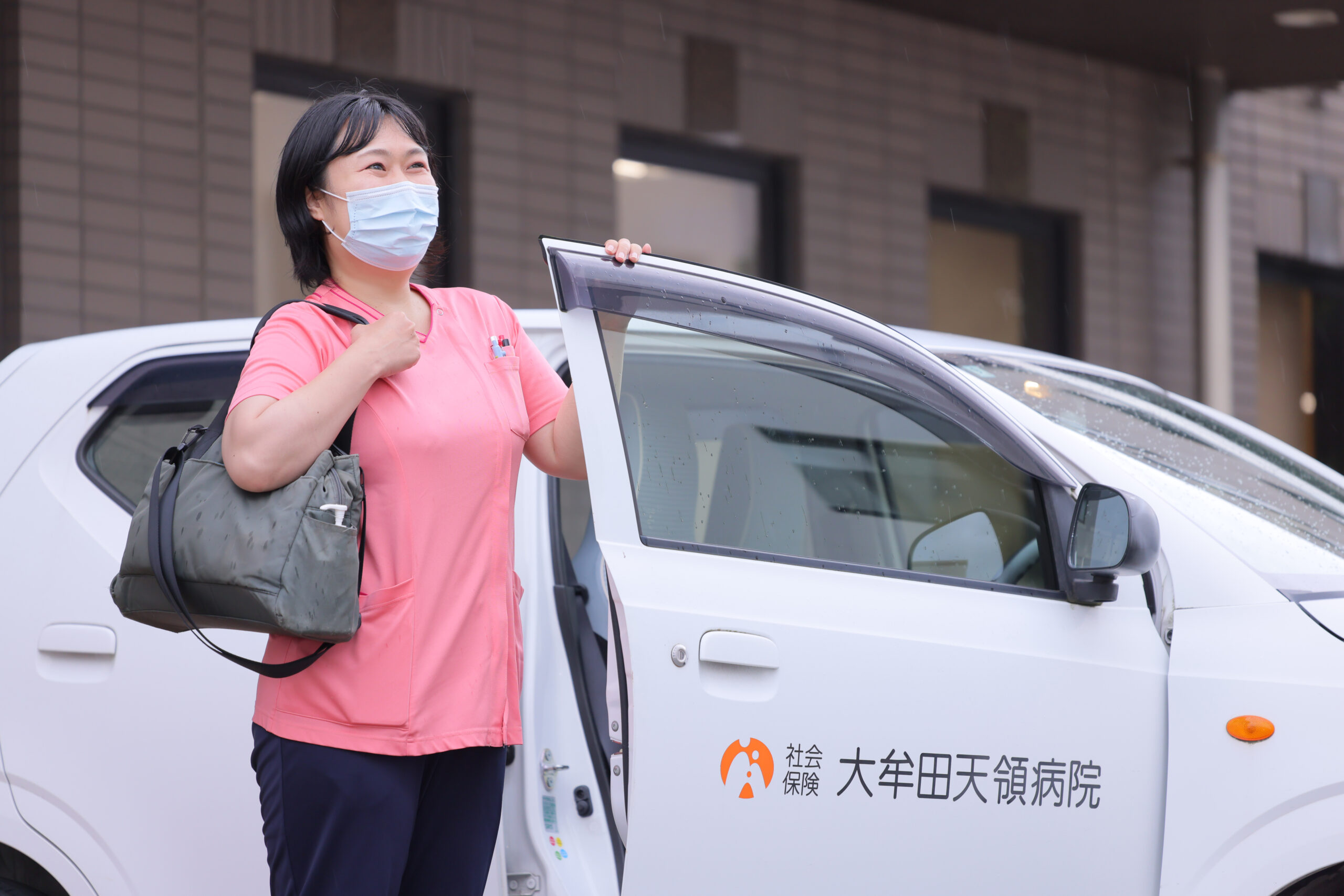 大牟田天領病院訪問看護ステーションで働く看護師
