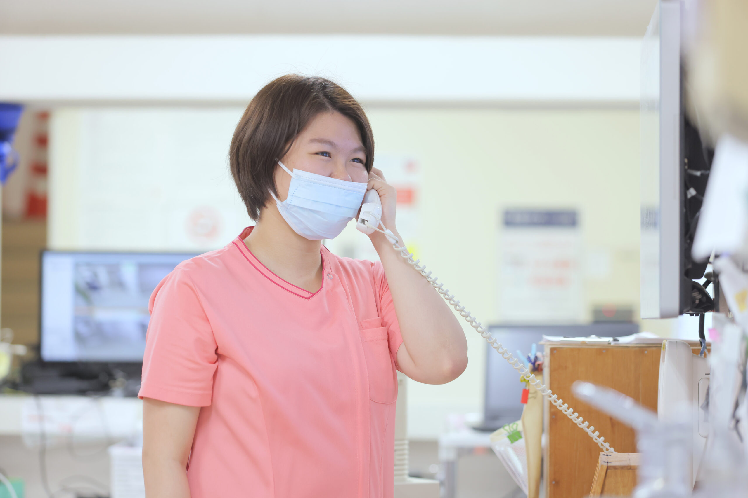 福岡県大牟田市にある大牟田天領病院で働く看護師