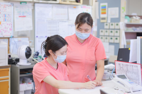 福岡県大牟田市にある大牟田天領病院で働く看護師