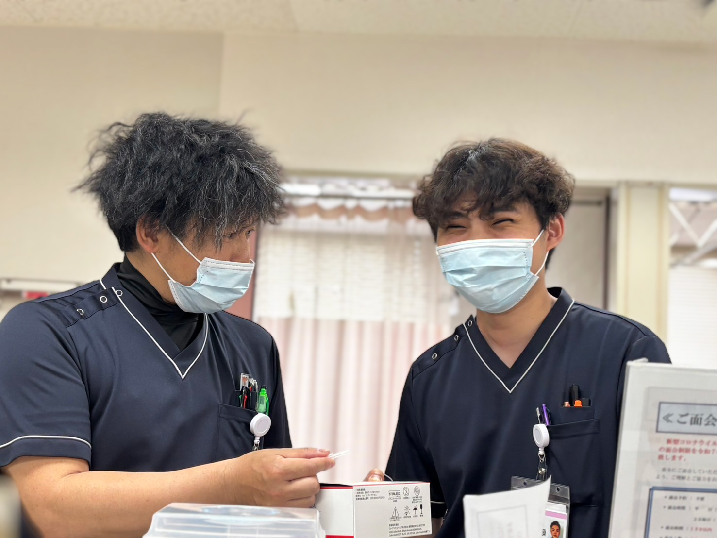 福岡県大牟田市にある大牟田天領病院で働く男性看護師