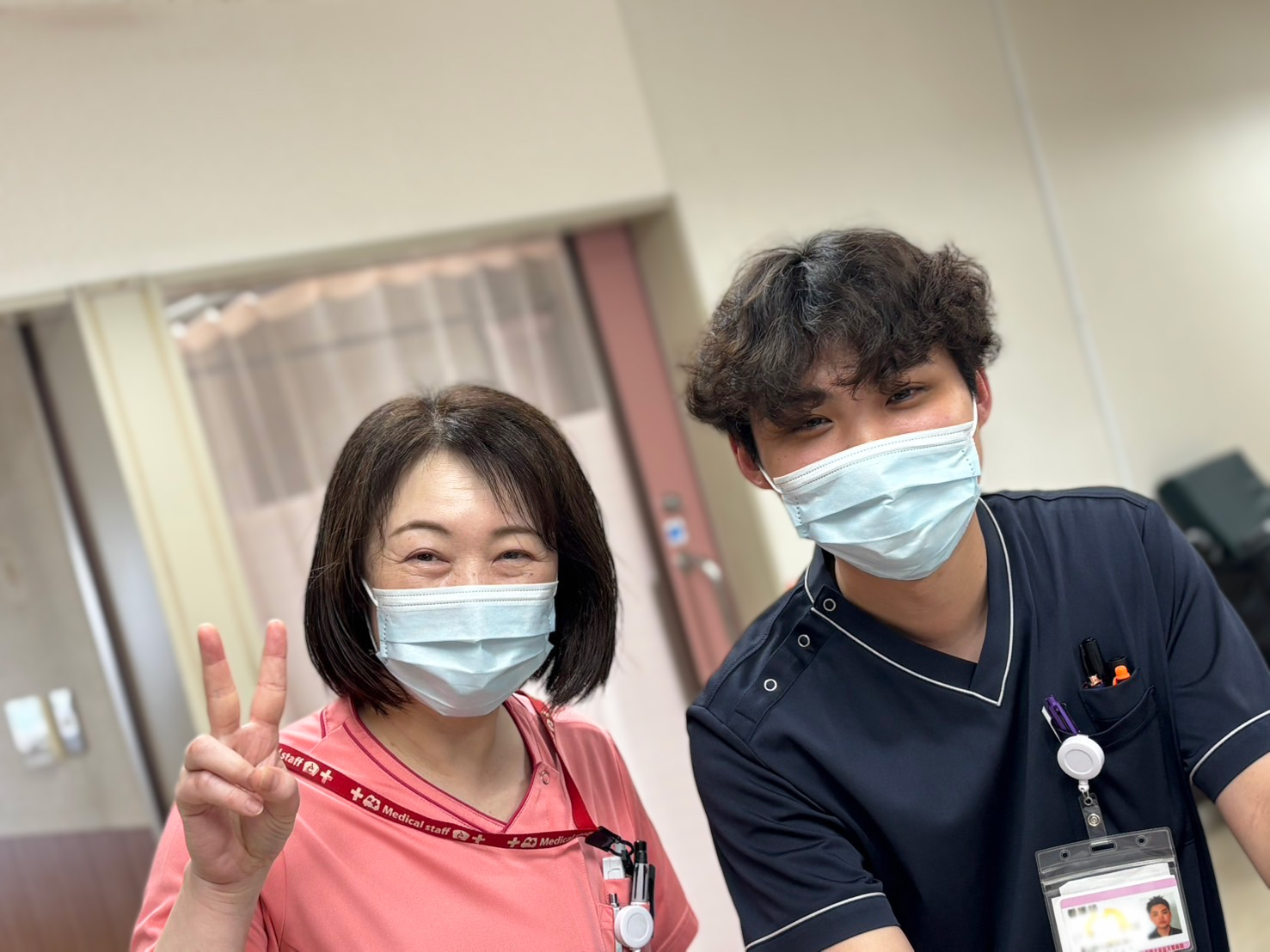 福岡県大牟田市にある大牟田天領病院で働く男性看護師